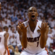 Chris Bosh, then of the Miami Heat, during Game 7 of the 2013 NBA Finals at American Airlines Arena on June 20, 2013, in Miami